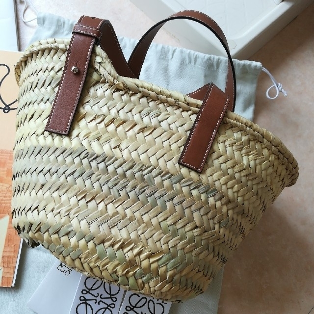 百貨店購入 新品 ロエベ LOEWE バスケット スモール かご カゴ 最愛