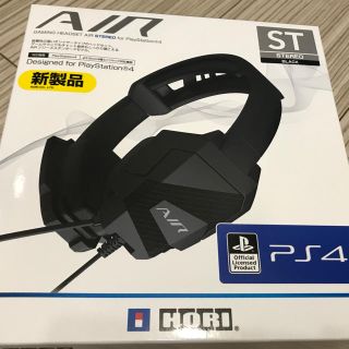 プレイステーション4(PlayStation4)の新品 ゲーミングヘッドセット hori AIR ps4用(ヘッドフォン/イヤフォン)