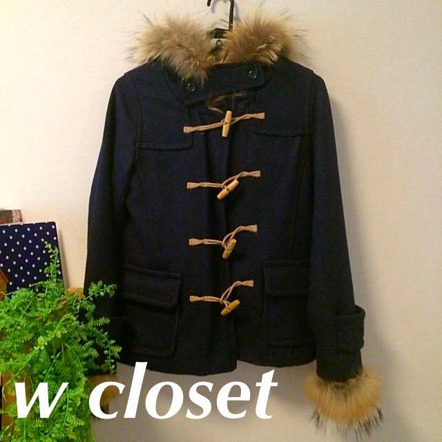 w closet(ダブルクローゼット)のw closet ダッフルコート レディースのジャケット/アウター(ダッフルコート)の商品写真