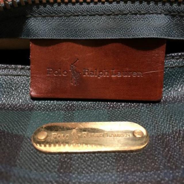 POLO RALPH LAUREN(ポロラルフローレン)のRalph LAURENレザー2wayショルダーメンズボストンバッグ旅行鞄 メンズのバッグ(ボストンバッグ)の商品写真
