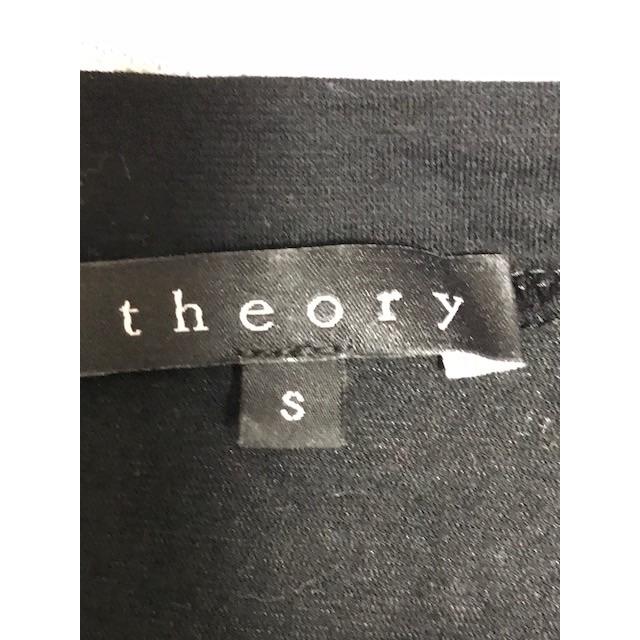 theory(セオリー)のtheory ブラックの半袖カットソー レディースのトップス(カットソー(半袖/袖なし))の商品写真