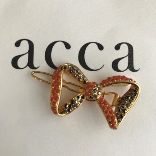 アッカ(acca)のacca★リボンピン★新品未使用(ヘアピン)