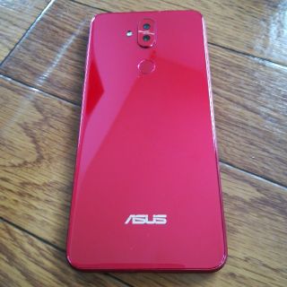 エイスース(ASUS)の【中古】ASUS ZenFone 5Q ルージュレッド (スマートフォン本体)