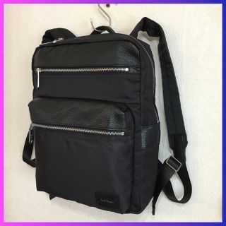 ポールスミス(Paul Smith)の★送料込■PaulSmithナイロンカラーブロックバックパック牛革ポールスミス(バッグパック/リュック)