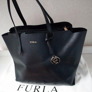 フルラ(Furla)の正規品♡最安値♡フルラ　トートバッグ　レザー　黒　バッグ　財布　小物　レディース(トートバッグ)