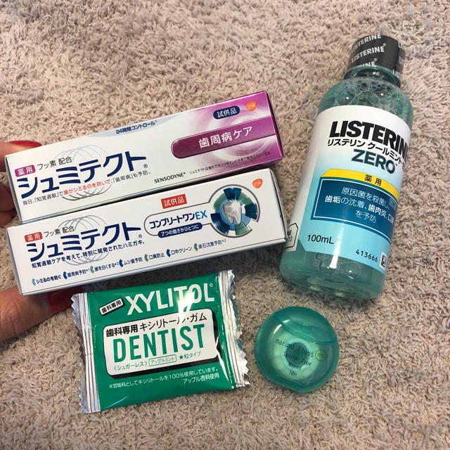 LISTERINE(リステリン)のトゥースケアセット 新品未使用 コスメ/美容のオーラルケア(口臭防止/エチケット用品)の商品写真