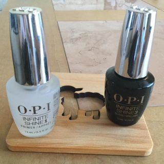 オーピーアイ(OPI)のOPIの速乾性グロストップコート&プライマーベースコート ２本セット(ネイルトップコート/ベースコート)