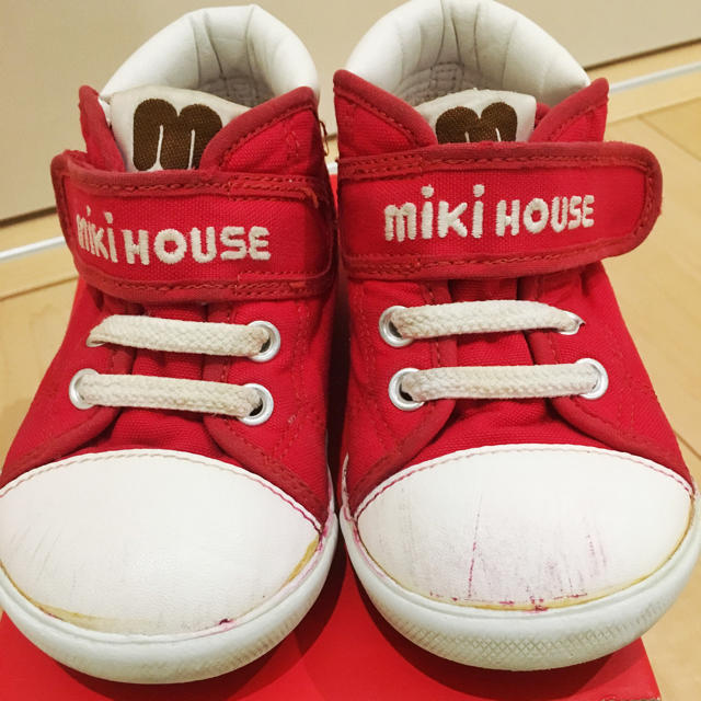 mikihouse(ミキハウス)のなっちゃん様 ミキハウス シューズ 15cm キッズ/ベビー/マタニティのキッズ靴/シューズ(15cm~)(スニーカー)の商品写真