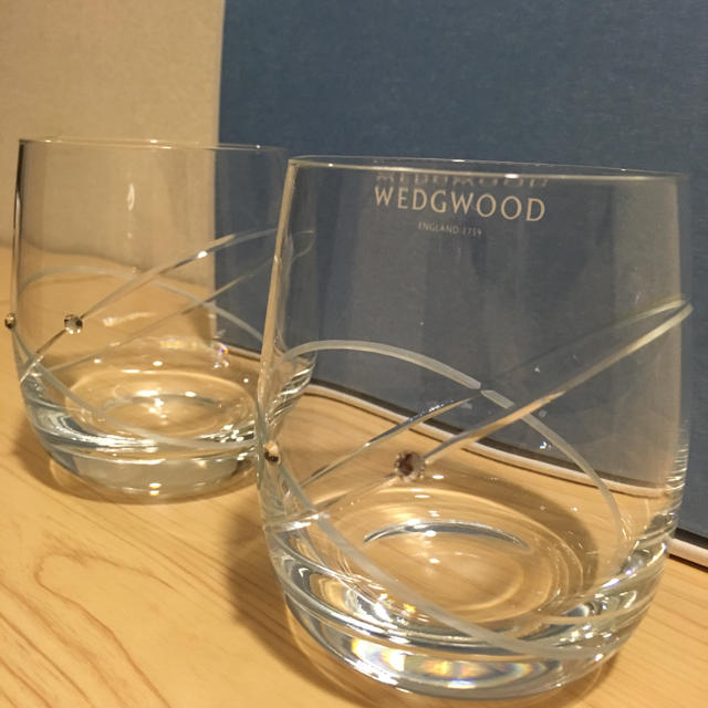 WEDGWOOD(ウェッジウッド)のウエッジウッド ペアグラス 未使用 インテリア/住まい/日用品のキッチン/食器(グラス/カップ)の商品写真