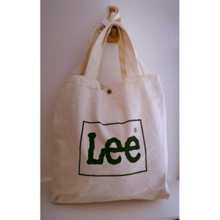 リー(Lee)のLee 2WAYビッグトートバッグ(WHITE)(トートバッグ)