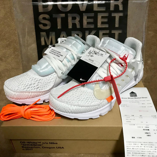2022年レディースファッション福袋特集 NIKE - 即発送 26 NIKE OFF-WHITE Air Presto THE TEN スニーカー