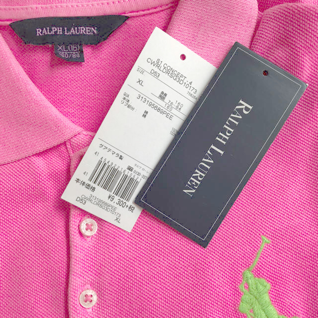 Ralph Lauren(ラルフローレン)のラルフローレン ビッグポニー ワンピース 160 ピンク キッズ/ベビー/マタニティのキッズ服女の子用(90cm~)(ワンピース)の商品写真