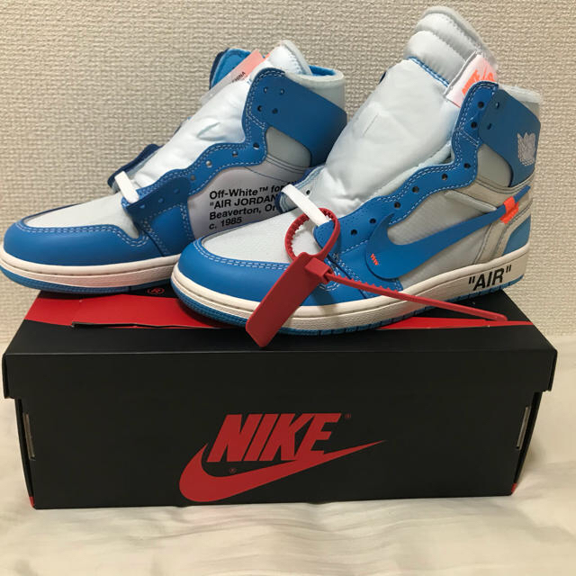 NIKE(ナイキ)のOFFWHITE × NIKE AIR JORDAN 1 25cm メンズの靴/シューズ(スニーカー)の商品写真