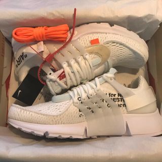 ナイキ(NIKE)の白 28cm OFF-WHITE NIKE AIR PRESTO(スニーカー)