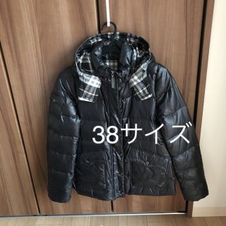 バーバリーブルーレーベル(BURBERRY BLUE LABEL)のバーバリー  ダウンコート ブラック(ダウンコート)