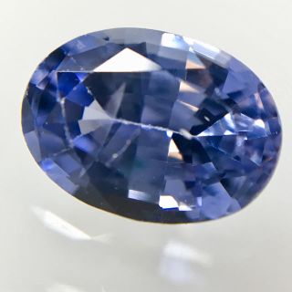 大特価！涼やかなセイロンブルー 0.98ct 天然 サファイア ルース 鑑別付(リング(指輪))