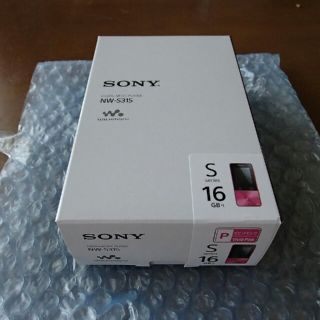 ウォークマン(WALKMAN)の新品未使用★SONY  NW-S315 16GB Bluetooth対応(ポータブルプレーヤー)