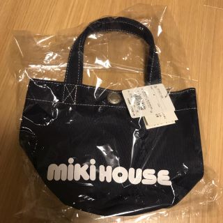 ミキハウス(mikihouse)の★新品★ミキハウス★ミニハンドバッグ★ネイビー(ハンドバッグ)