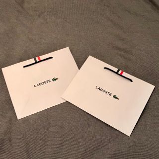 ラコステ(LACOSTE)の【ラコステ】紙袋 2枚セット(ショップ袋)