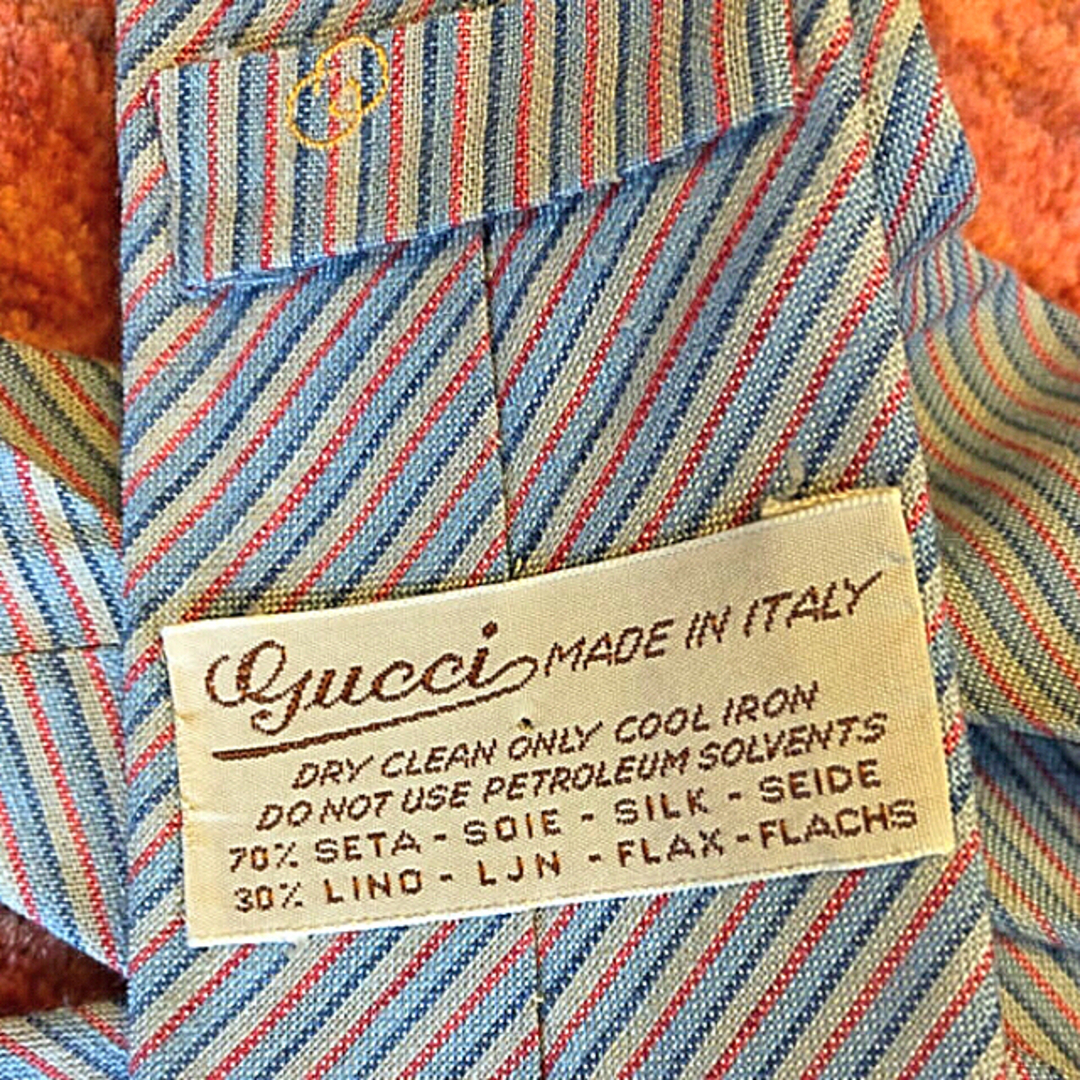 GUCCI - GUCCI グッチ ネクタイ 1970年代 ビンテージ オールド GUCCI - GUCCI グッチ ネクタイ 1970年代 ビンテージ オールド