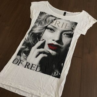 エイチアンドエム(H&M)の💓フォトプリントビックTシャツ(Tシャツ(半袖/袖なし))