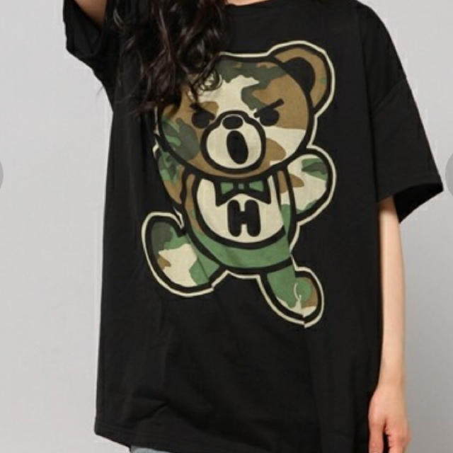 Tシャツ(半袖/袖なし)HYSTERICGLAMOUR/ヒスベアptビッグTシャツ/ヒステリックグラマー