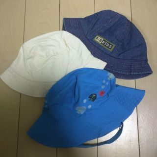 ベビーギャップ(babyGAP)のベビー帽子3点セット(帽子)