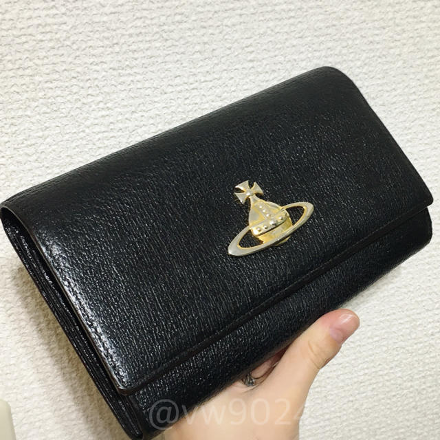 Vivienne Westwood(ヴィヴィアンウエストウッド)のエグゼクティブ 長財布 ブラック レディースのファッション小物(財布)の商品写真