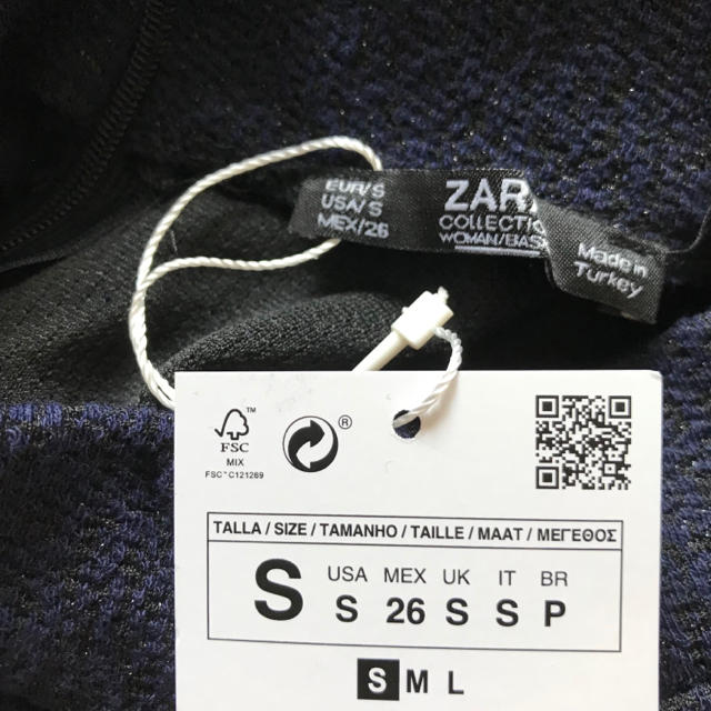 ヴィクトリアシークレット新品☆ZARA ザラ 袖ボリュームハイネックワンピース