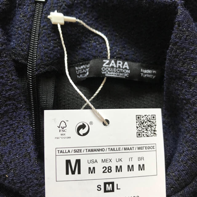 ヴィクトリアシークレット新品☆ZARA ザラ 袖ボリュームハイネックワンピース