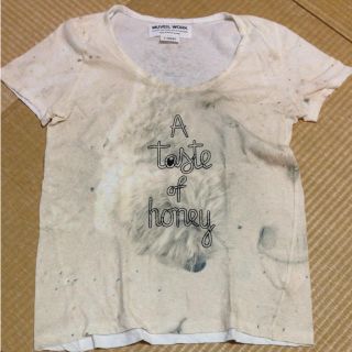 ミュベールワーク(MUVEIL WORK)のお値下げ MUVEIL WORK 美品 Tシャツ 38(Tシャツ(半袖/袖なし))