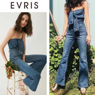 エヴリス(EVRIS)の本日限り値下げ‼️EVRIS エヴリス ビスチェDENIMオールインワン (オールインワン)