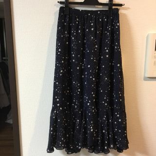 ウィルセレクション(WILLSELECTION)の☀️ウィルセレクション☆グリッタースターフレアスカート(ロングスカート)