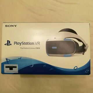 プレイステーションヴィーアール(PlayStation VR)の新型 PSVR CUHJ-16003 PSカメラ同梱版 保証期間内(家庭用ゲーム機本体)