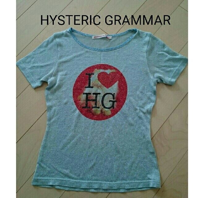 HYSTERIC GLAMOUR(ヒステリックグラマー)の送料無料 HYSTERIC GRAMMAR ロゴTシャツ レディースのトップス(Tシャツ(半袖/袖なし))の商品写真