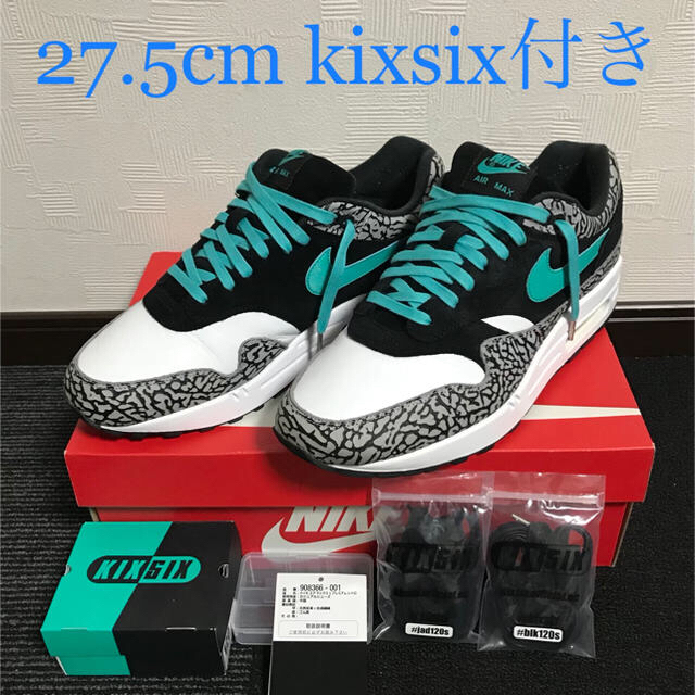 美品 AIR MAX 1 エレファント atoms kixsix 27.5靴/シューズ