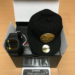 ジーショック(G-SHOCK)の最安G-SHOCK  NEW ERA ニューエラ  DW-5600NE-1JR(腕時計(デジタル))