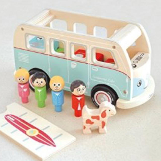 Indigo Jamm 木製トイ キャンピングカー くるま おもちゃ キッズ/ベビー/マタニティのおもちゃ(電車のおもちゃ/車)の商品写真