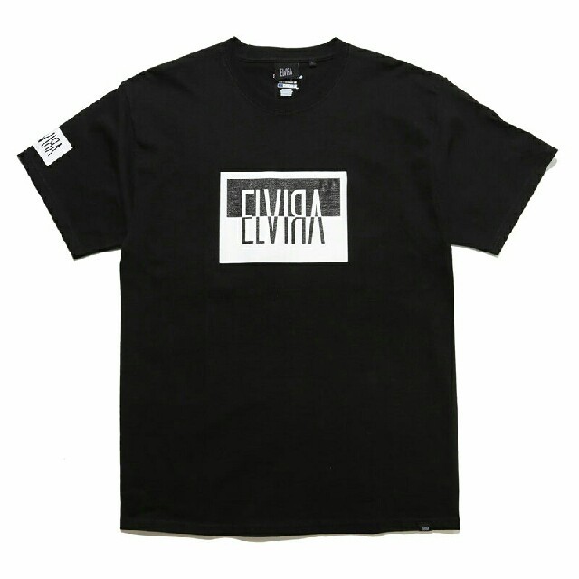 ELVIA(エルヴィア)のMサイズ　エルビラ　REVERSAL BOX T-SHIRT -BLACK- メンズのトップス(Tシャツ/カットソー(半袖/袖なし))の商品写真