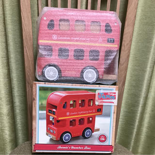 Indigo Jamm 木製 ロンドンバス くるま おもちゃ(電車のおもちゃ/車)
