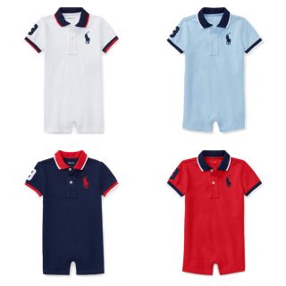 ポロラルフローレン(POLO RALPH LAUREN)の新品 ポロ ラルフローレン ロンパース 9M(ロンパース)