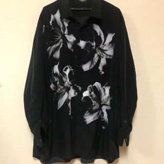 ラッドミュージシャン(LAD MUSICIAN)のラッドミュージシャン 18ss 百合柄 lily柄 スタンダードシャツ(シャツ)