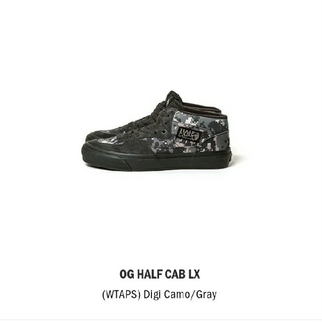 W)taps(ダブルタップス)のVANS VAULT X WTAPS OG HALF CAB LX US9 メンズの靴/シューズ(スニーカー)の商品写真