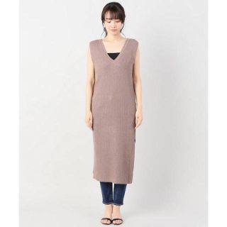 スピックアンドスパン(Spick & Span)のspick and span 新品ノースリーブワンピース(ひざ丈ワンピース)