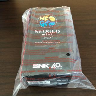 ネオジオ(NEOGEO)のネオジオミニ コントローラー黒(家庭用ゲーム機本体)