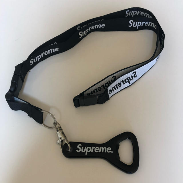 【Supreme 14ss Lanyard + bottle opener】