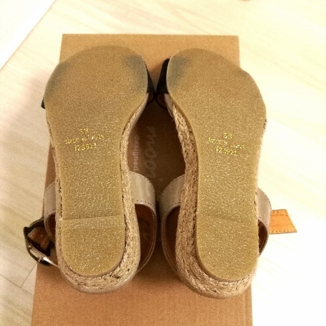 新品*21.0~21.5cm* 小さいサイズ ウェッジソール サンダル レディースの靴/シューズ(サンダル)の商品写真