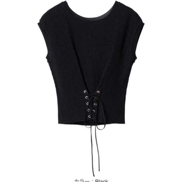 LE CIEL BLEU(ルシェルブルー)のルシェルブルー 2way croset knit tops レディースのトップス(Tシャツ(半袖/袖なし))の商品写真