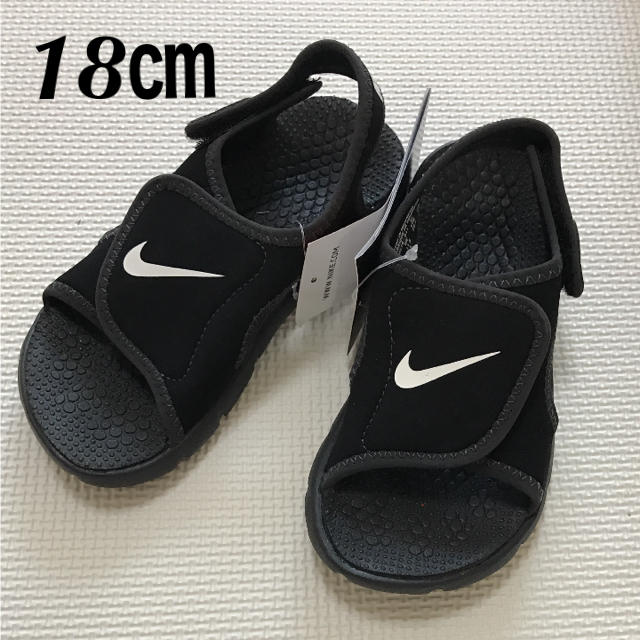 NIKE(ナイキ)の新品 18㎝ ナイキ サンレイ アジャスト サンダル キッズ/ベビー/マタニティのキッズ靴/シューズ(15cm~)(サンダル)の商品写真