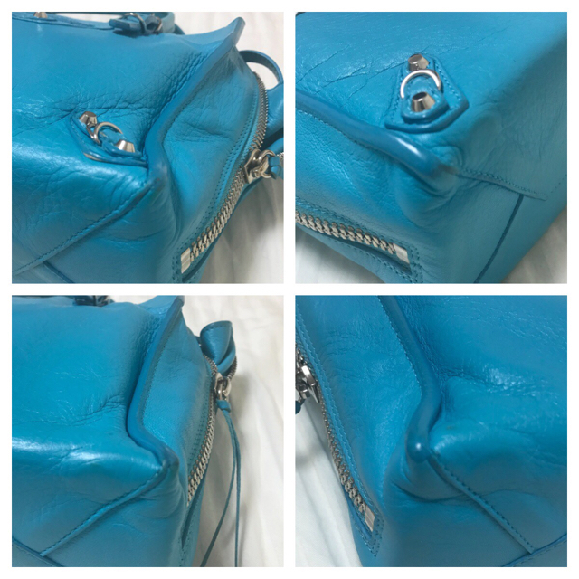 BALENCIAGA BAG(バレンシアガバッグ)のバレンシアガ ペーパー バッグ 水色 財布 キャップ Tシャツ GUCCI レディースのバッグ(ショルダーバッグ)の商品写真